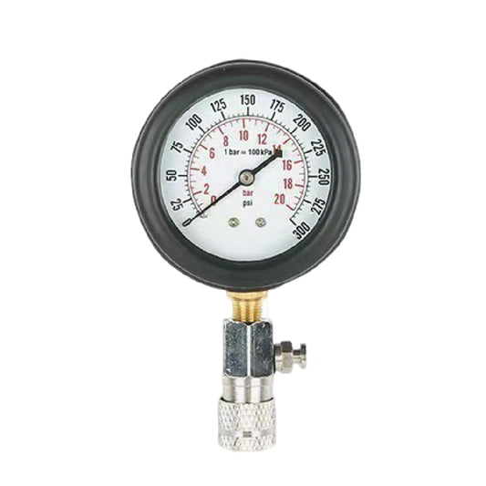 Engine Cylinder Compressions Tester Kit 0-300PSI With M10 M12 M14 M18