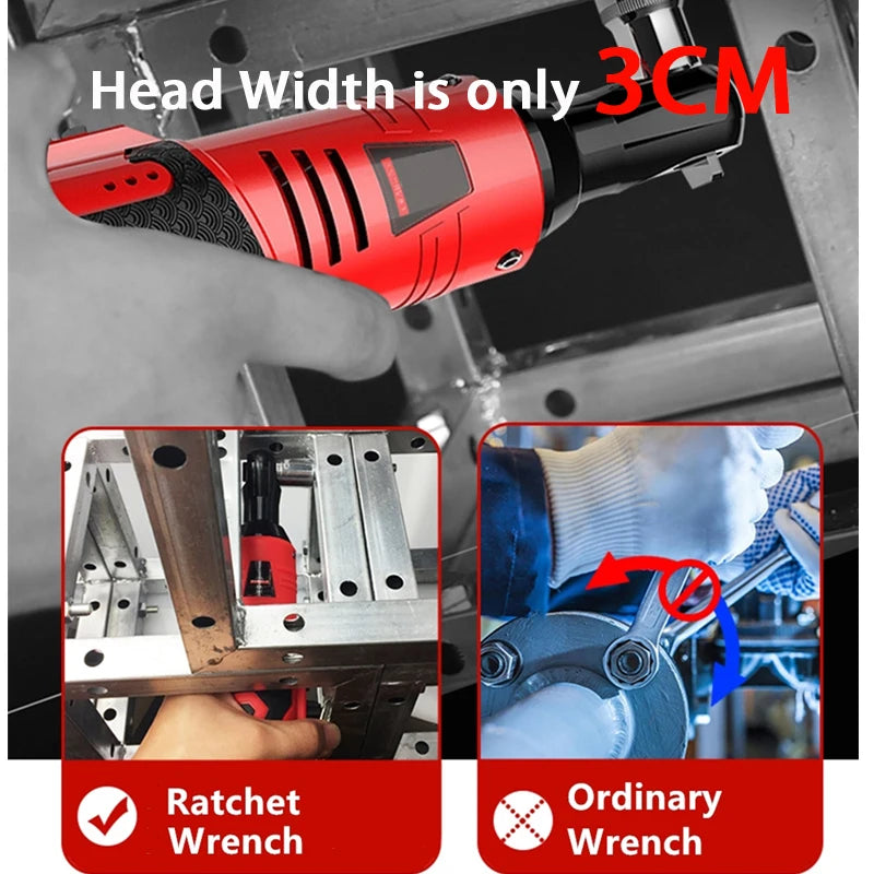 12V/18V Impact Wrench Cordless Rechargeable Electric Wrench 3/8 Inch